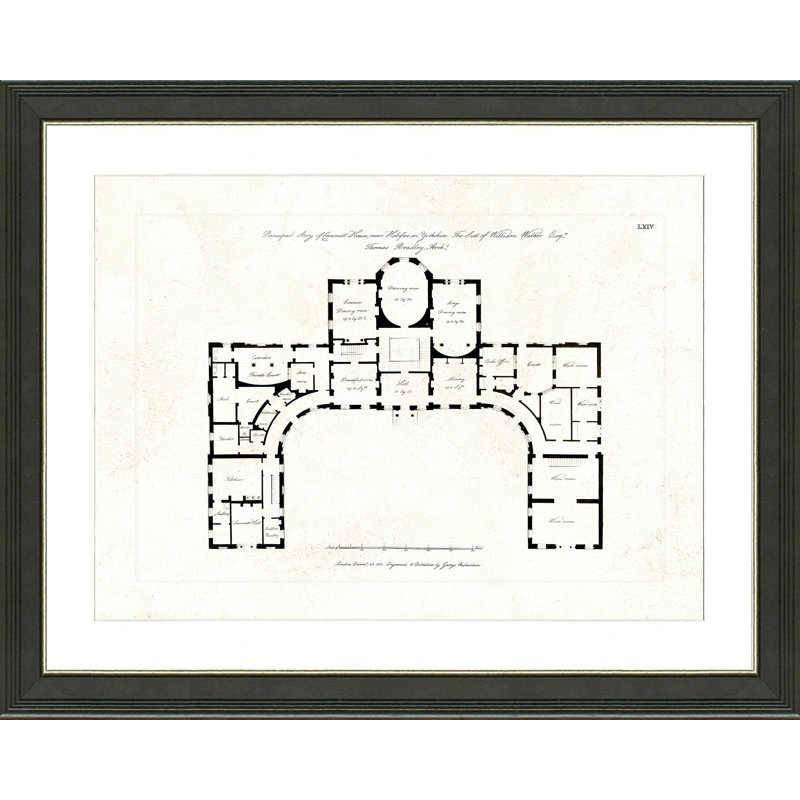 Greyleigh™ 'Interior Floor Plan II' Framed Graphic Art